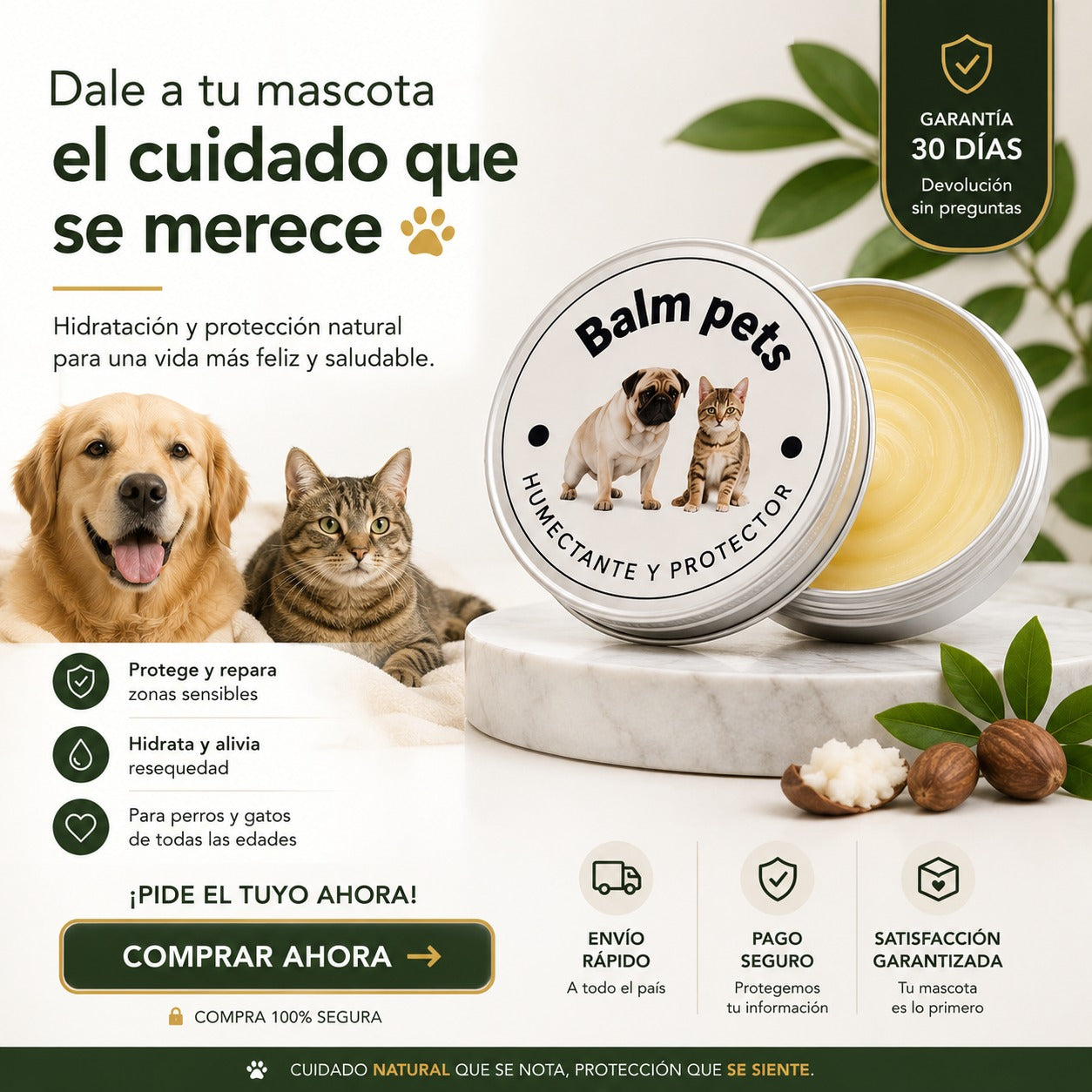 🐶🐱 BalmPets | Bálsamo hidratante para mascotas