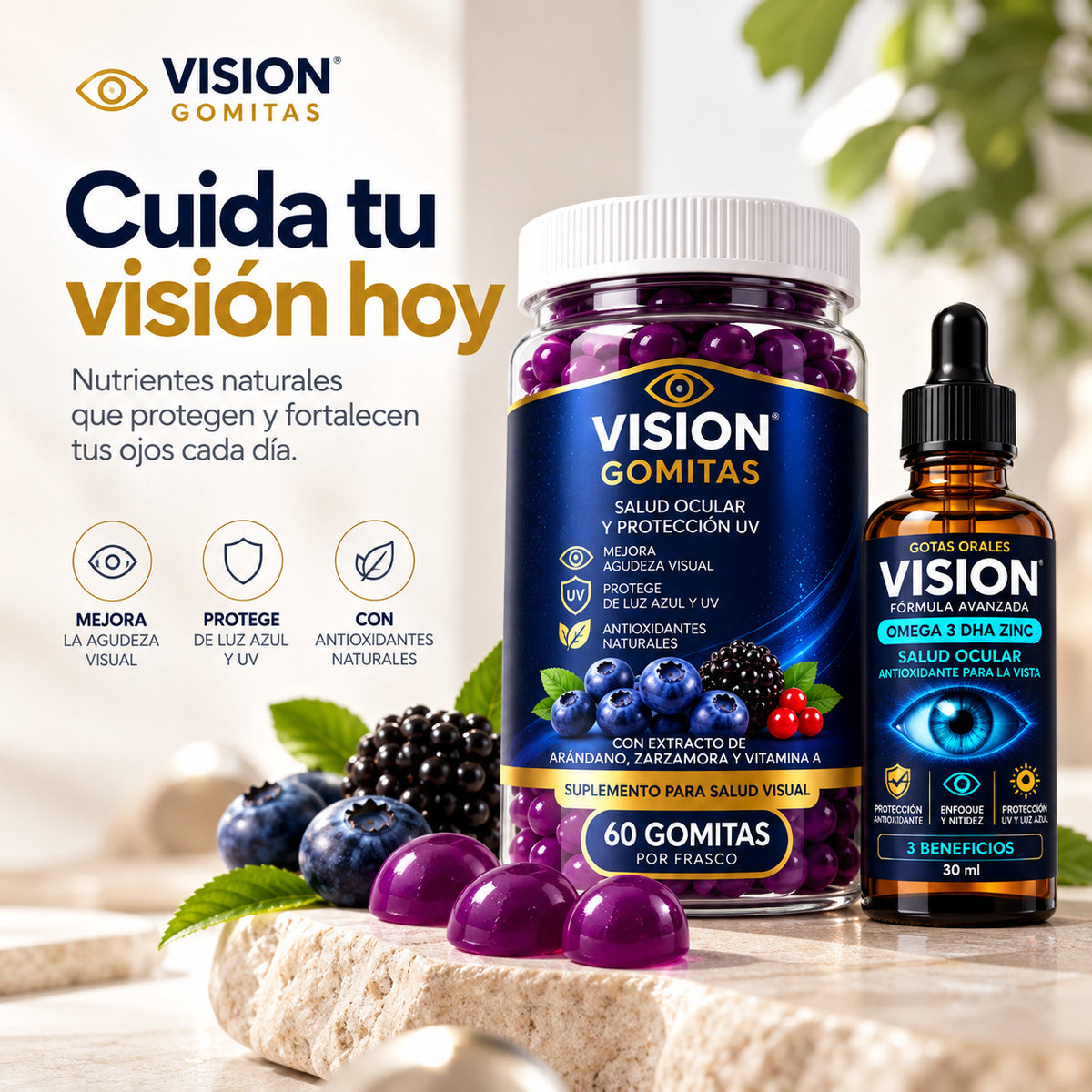 GOMAS VISION OCULAR + REGALO