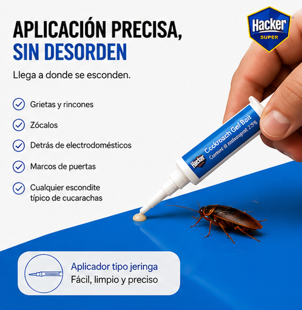 Cebo en gel para cucarachas