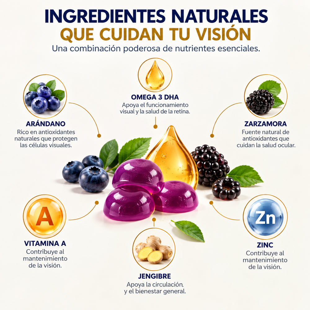 Ingredientes naturales para tu visión