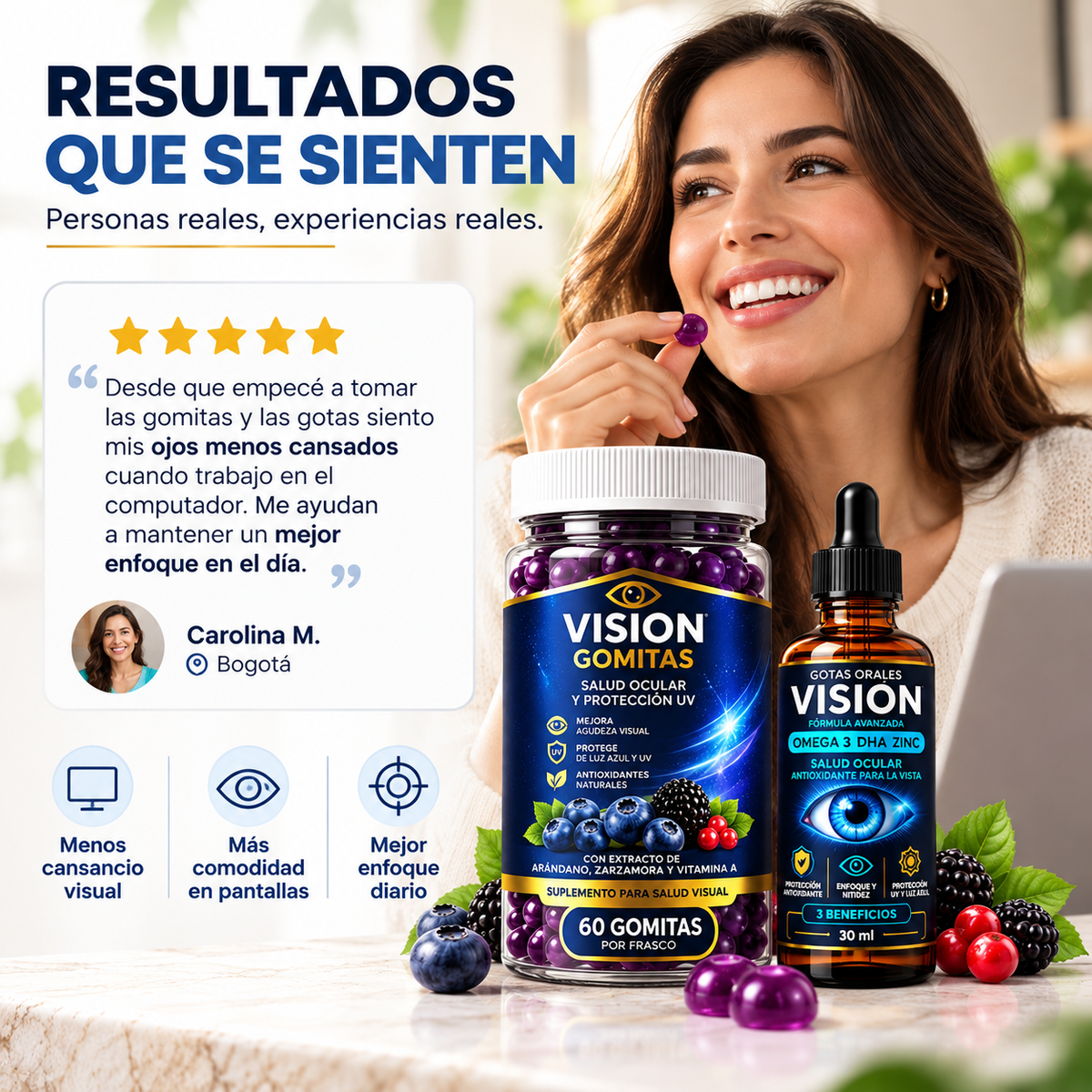 GOMAS VISION OCULAR + REGALO