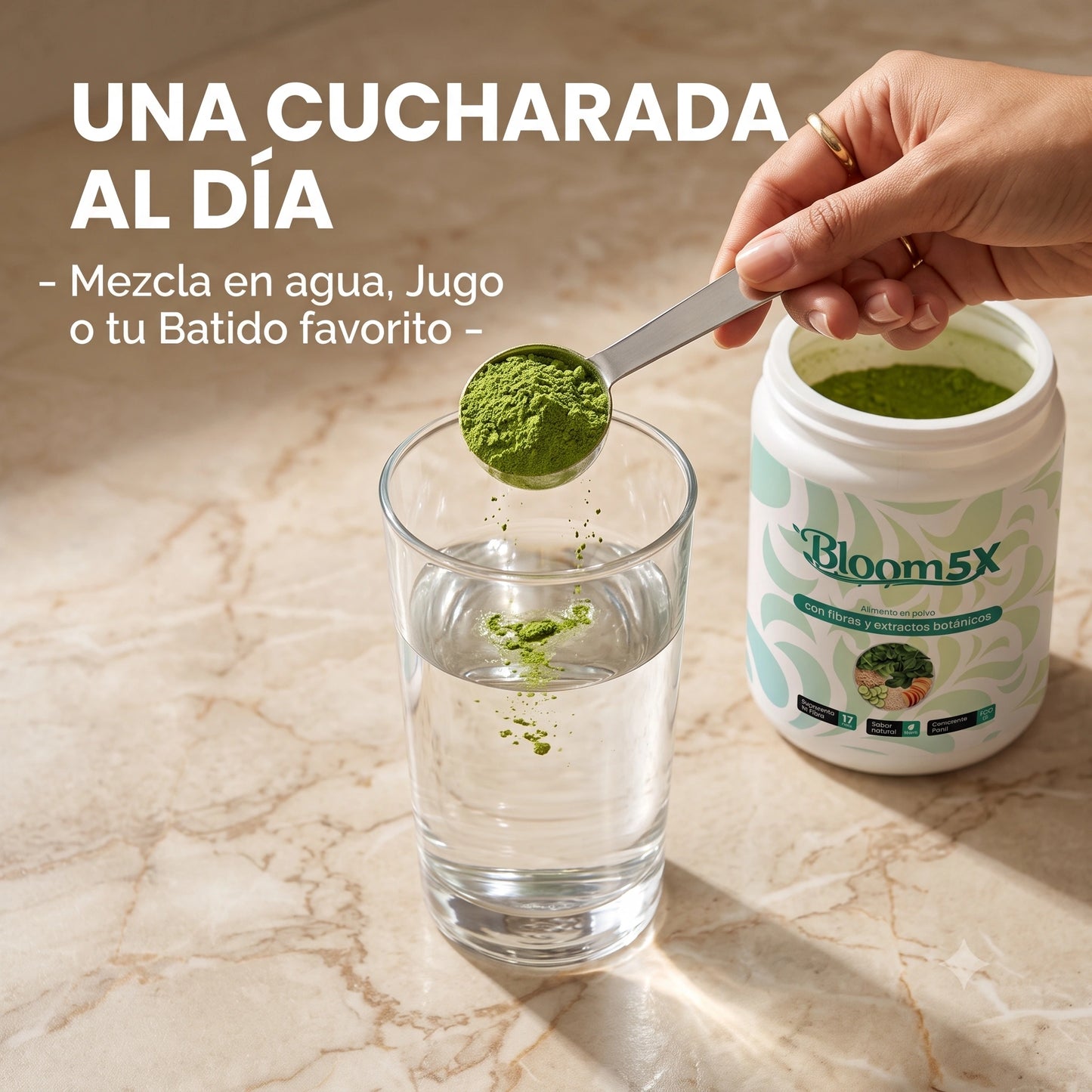 Bloom 5X Suplemento en Polvo · Digestión Saludable