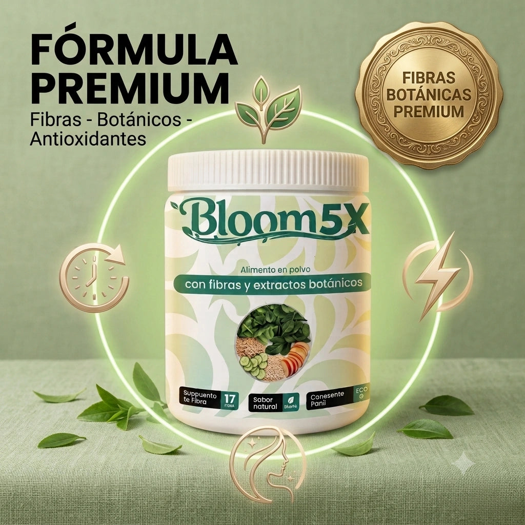 Bloom 5X Suplemento en Polvo · Digestión Saludable