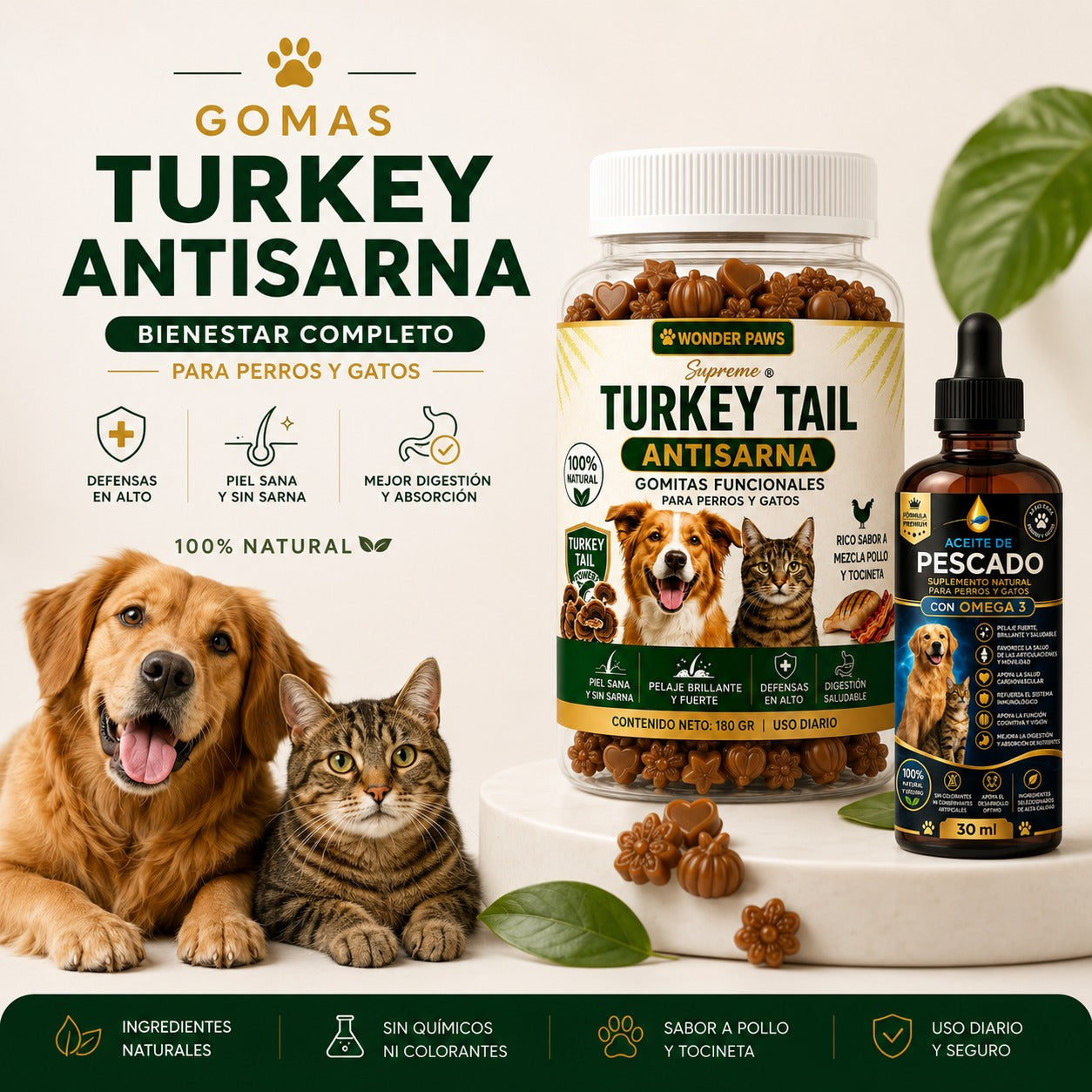 PawVital 2 en 1 | Bienestar completo para tu mascota, por dentro y por fuera.
