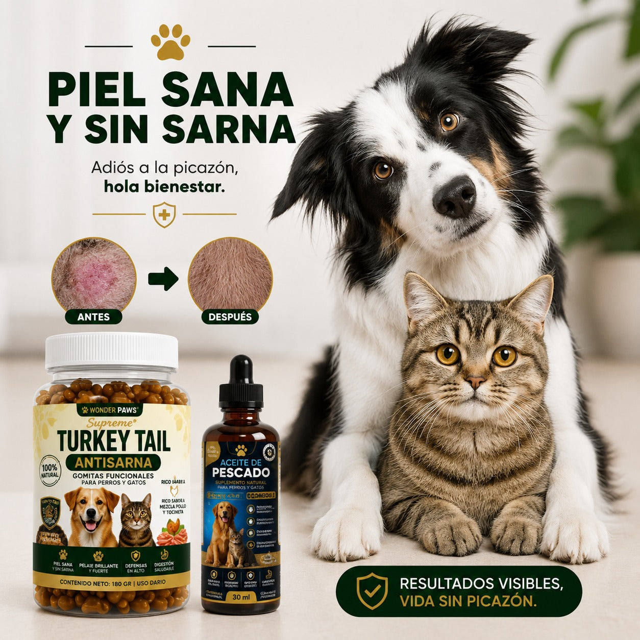 PawVital 2 en 1 | Bienestar completo para tu mascota, por dentro y por fuera.