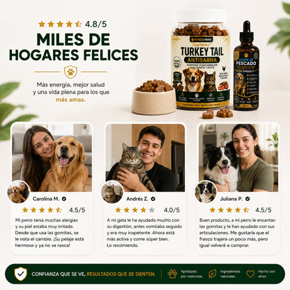 PawVital 2 en 1 | Bienestar completo para tu mascota, por dentro y por fuera.